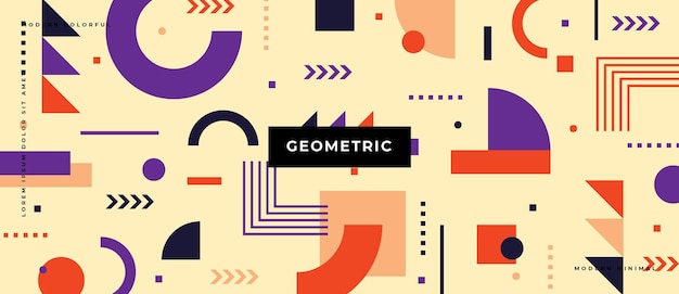 Abstraktes geometrisch mit unterschiedlichem formhintergrund.