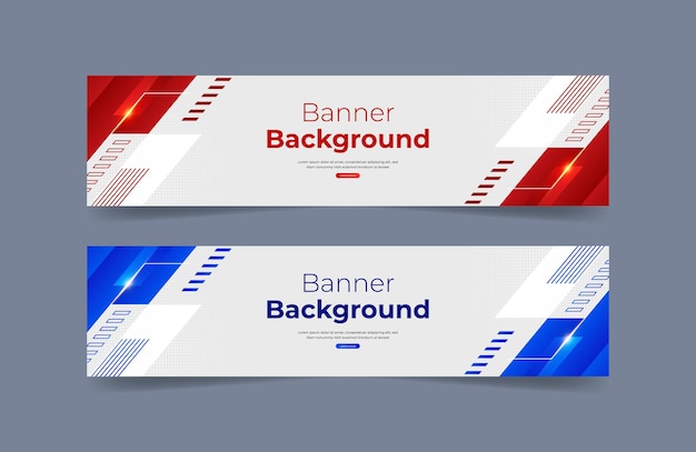 Abstraktes geometrisches Banner Hintergrund