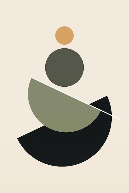 Abstraktes geometrisches Boho-Wandkunst-Poster, druckbares geometrisches Wanddekor-Poster