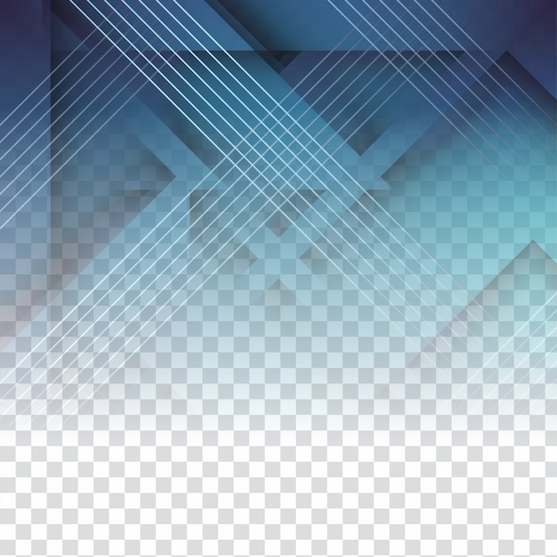 Abstraktes geometrisches Design auf transparentem Hintergrund