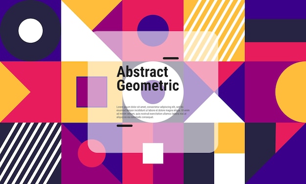 Abstraktes geometrisches hintergrundmuster