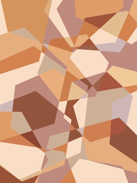 Abstraktes geometrisches Muster Boho-Farben Vektorillustration