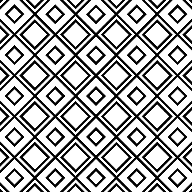 Vektor abstraktes geometrisches muster mit linien, schwarz-weißer textur
