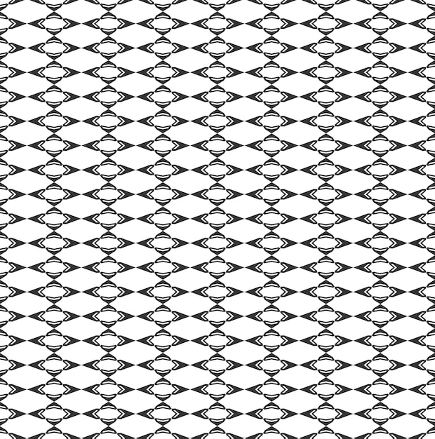 Abstraktes geometrisches nahtloses muster, das geometrische schwarzweiss-textur wiederholt