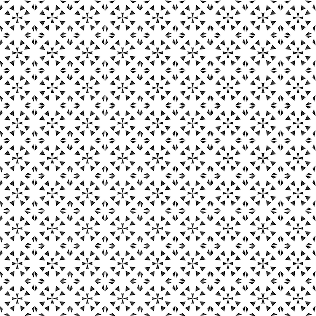 Abstraktes geometrisches nahtloses Muster Sich wiederholende geometrische Schwarz-Weiß-Textur geometrische Dekoration