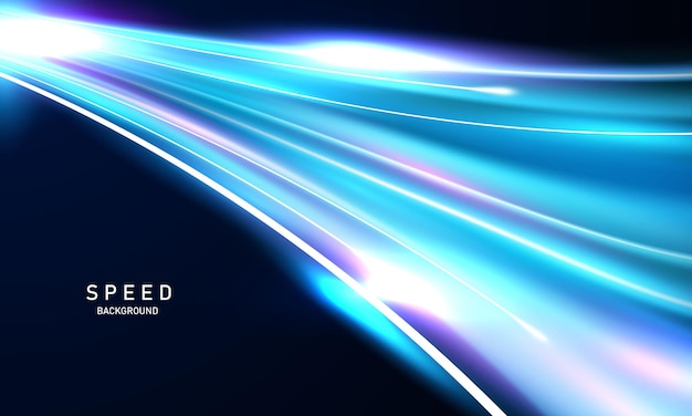 Abstraktes Geschwindigkeitslinien-Hintergrundplakat mit Dynamik. Technologie-Netzwerk Vektor-Illustration.