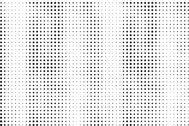 abstraktes Gradient Halbtonpunkte Hintergrund Pop-Art-Vorlage Textur Vektorillustration