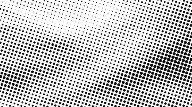 abstraktes Gradient Halbtonpunkte Hintergrund Pop-Art-Vorlage Textur Vektorillustration