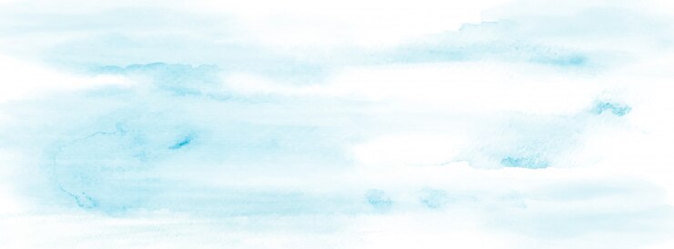 Abstraktes hellblaues Aquarell für Hintergrund. Färben Sie künstlerischen Vektor