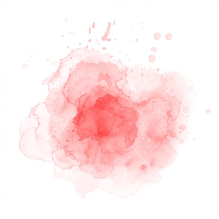 Abstraktes hellrosa Aquarell tropfte Spritzfleck modernes Design