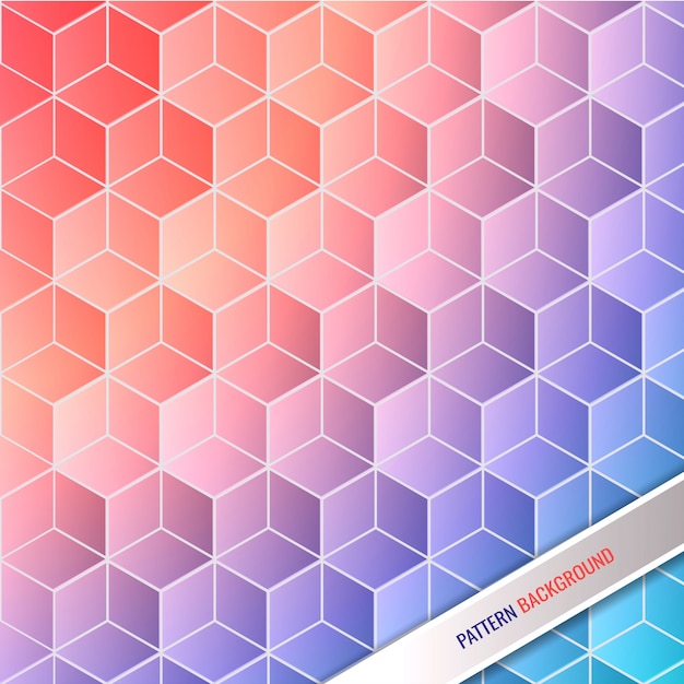 Vektor abstraktes hintergrundmuster des hexagons