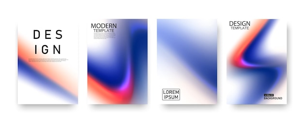 Vektor abstraktes mockup pastellfarbiger hintergrund mit farbverlauf a4-konzept für ihr grafisches, farbenfrohes design layout-design-vorlage für broschüren