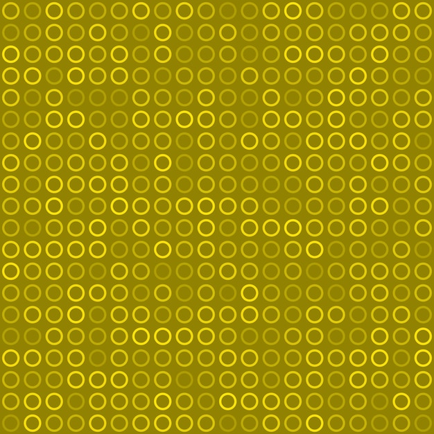 Abstraktes nahtloses muster aus kleinen ringen oder pixeln in gelben farben