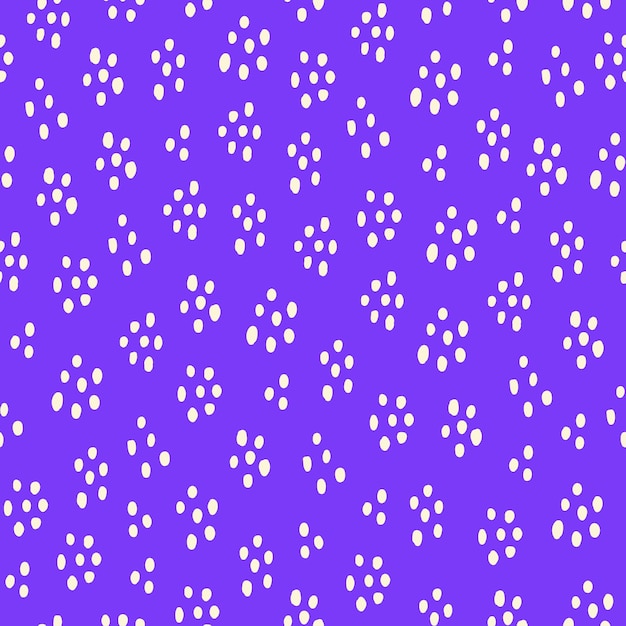 Abstraktes nahtloses Muster mit weißen Sprenkeln auf einem hellblauen Hintergrund Vektorillustration