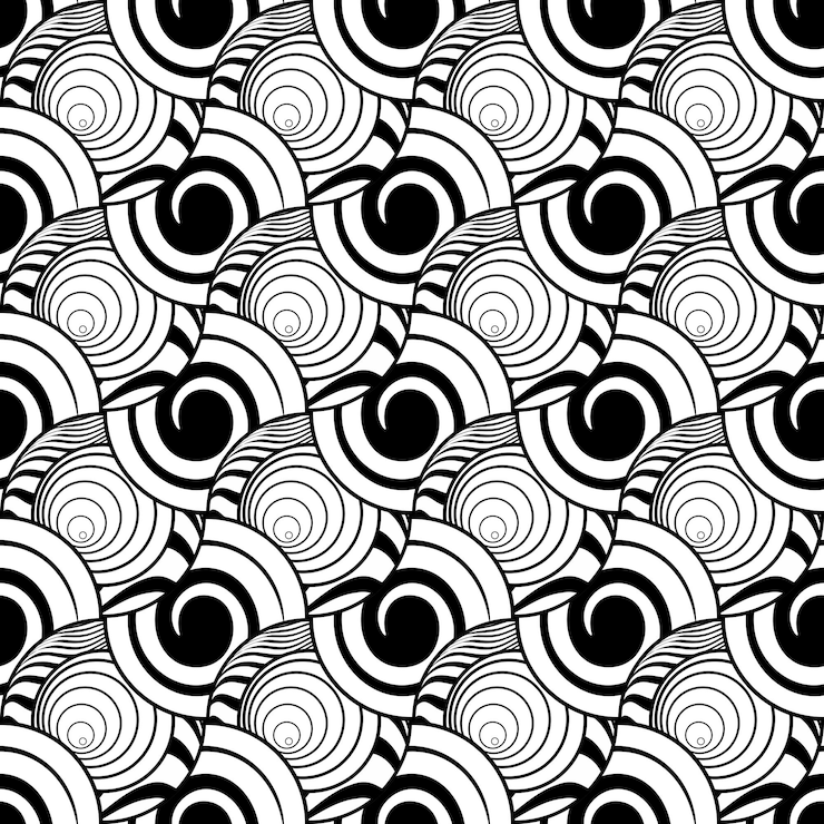 Vektor abstraktes nahtloses muster strukturierte hintergrundillustration