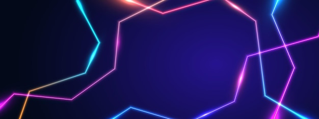 abstraktes Neonlicht-Hintergrund
