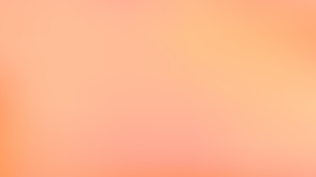 Vektor abstraktes pfirsich-fuzz-farbvektorbanner verschwommener hell frischer orangefarbener delikater gradient-hintergrund