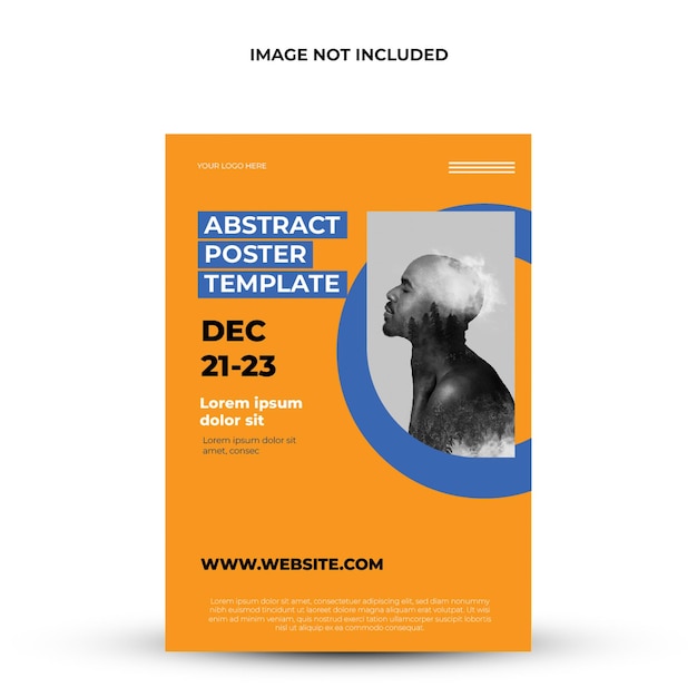 Abstraktes Plakat