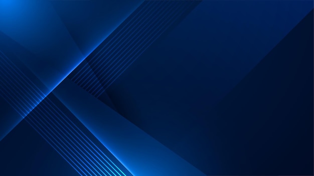 Abstraktes Poster mit blauem Hintergrund mit dynamischem Technologie-Netzwerk Vektor-Illustration