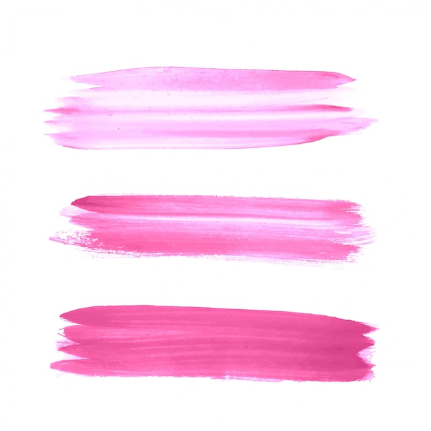 Vektor abstraktes rosa aquarellanschlag-bühnenbild