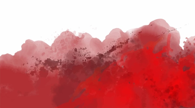 Abstraktes rotes Aquarell für Hintergrund