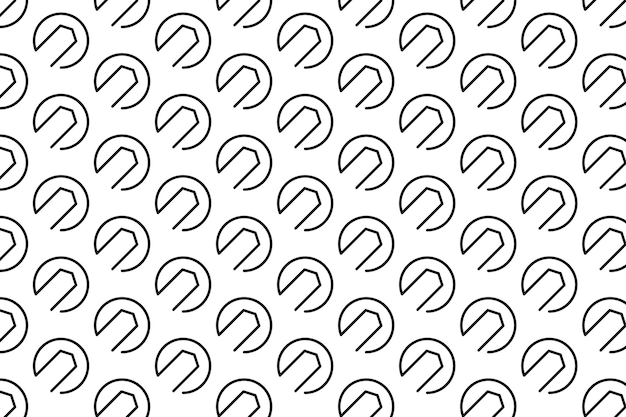 Abstraktes schwarzes pfeilform-musterdesign free vector