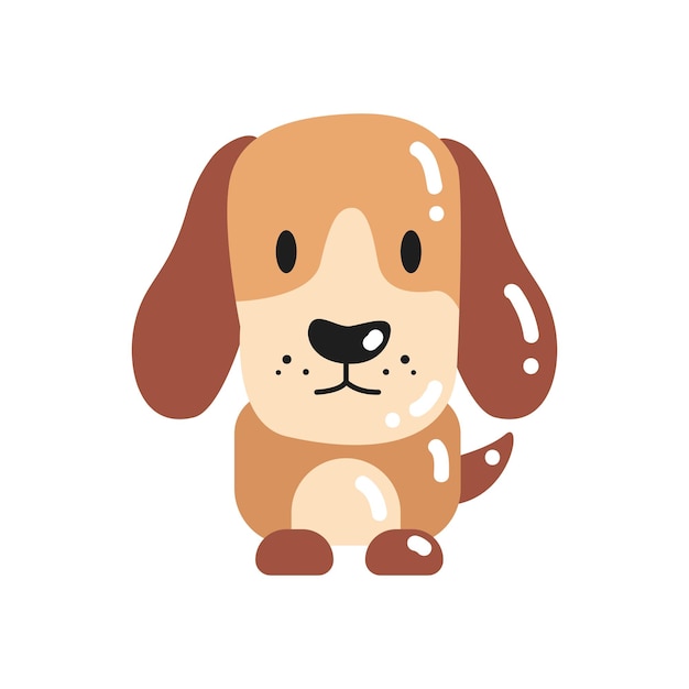 Abstraktes Tierillustrationsdesign und Cartoonkunst