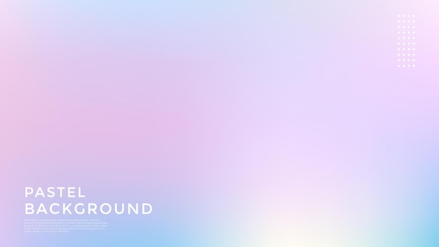 abstraktes Vektor-Gradienten-Pastellfarben-Hologramm-Hintergrunddesign
