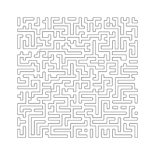 Abstraktes vektor-hintergrunddesign mit labyrinth-mosaik-textur und platz für ihren text isoliert gutes cover für buch über psychologie kreative problemlösung logisches denken das studium menschlicher beziehungen