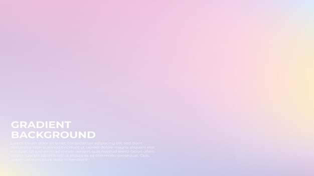 Abstraktes Vektorgradient Pastellfarben-Hologramm-Hintergrunddesign