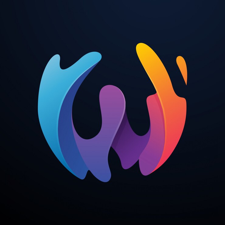 Abstraktes W-Logo