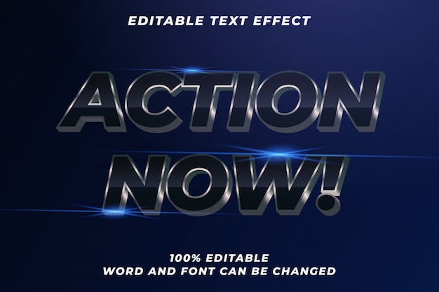 Action Movie-Textstil-Effekt