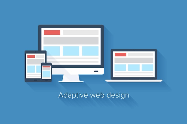 Vektor adaptives webdesign