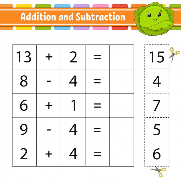 Addition und subtraktion.