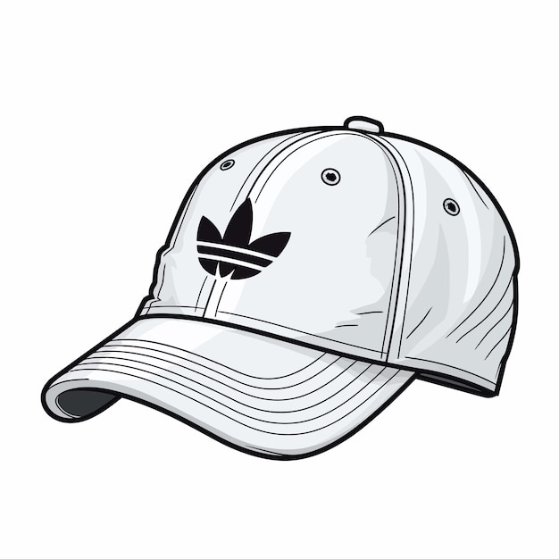 Vektor adidas-mütze