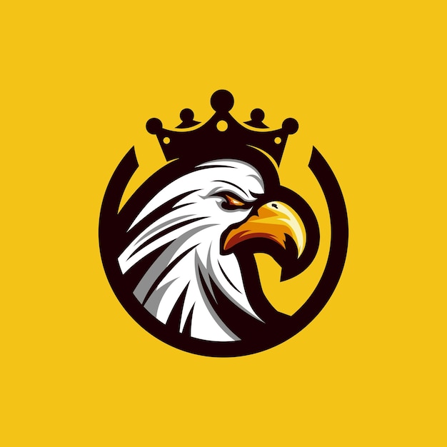 Adler-logo mit premium-qualitätsvektor für ihr unternehmen
