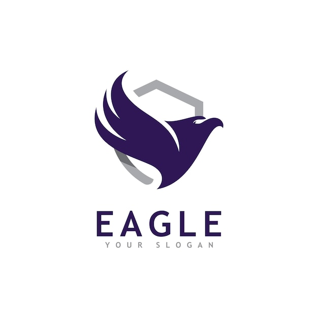 Adler-Logo-Vektor Kreatives Adler-Symbol Vorlagenillustration
