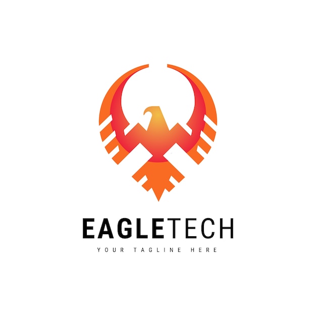 Vektor adler tech logo