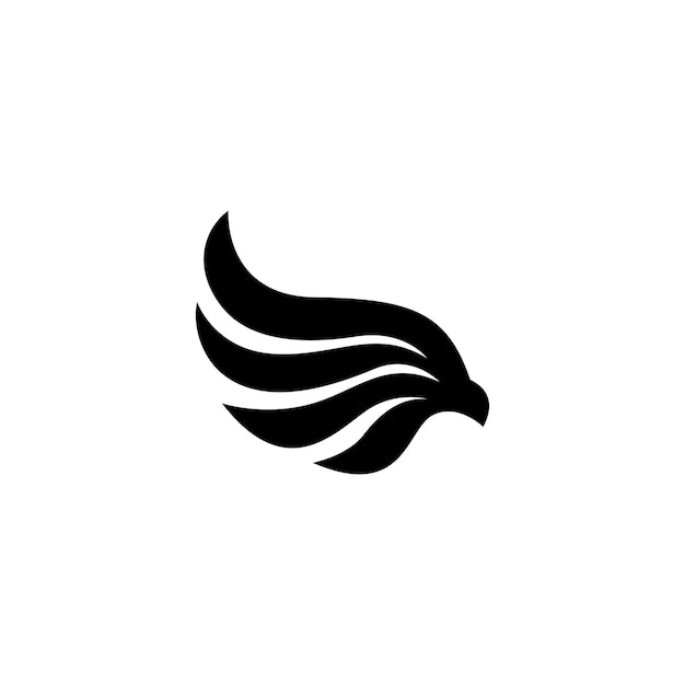 Adlerkopf-silhouette-logo-design-vorlage vektor-illustration