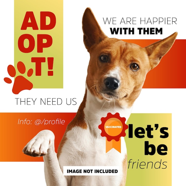 Adoptieren Sie einen Hund, sie brauchen uns.
