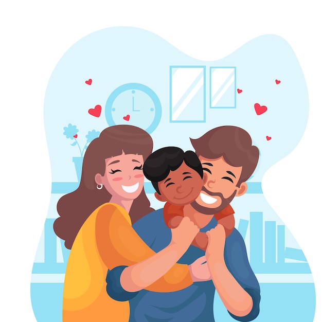 Adoption Familienkonzept