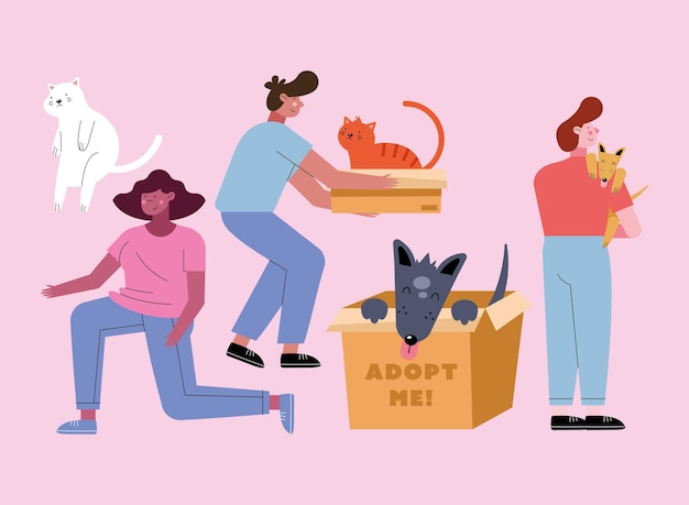 Adoption von Personen und Haustieren