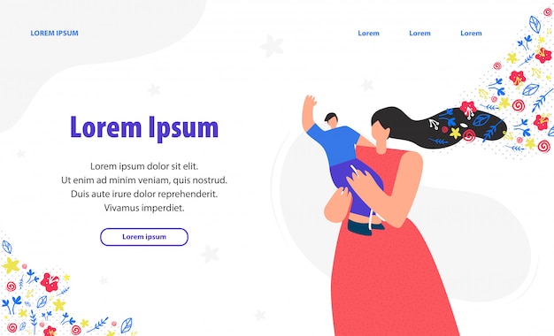 Adoptionszentrum flache landing page