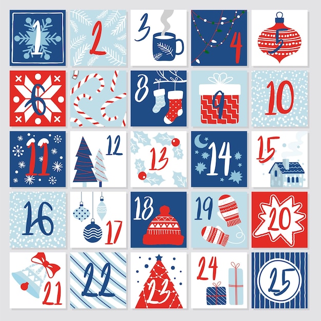 Adventskalender-set