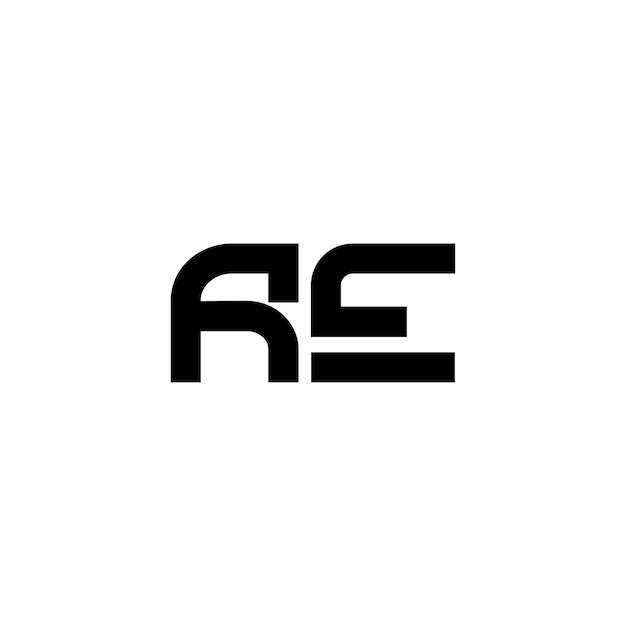 Ae-monogramm-logo-design, buchstabe, text, name, symbol, monochromes logo, alphabet-zeichen, einfaches logo