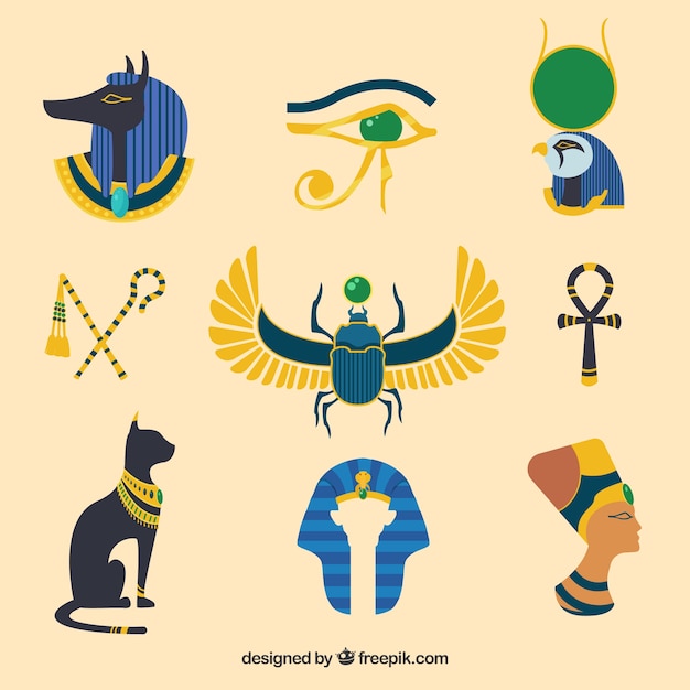 Ägypten götter und symbole collectio