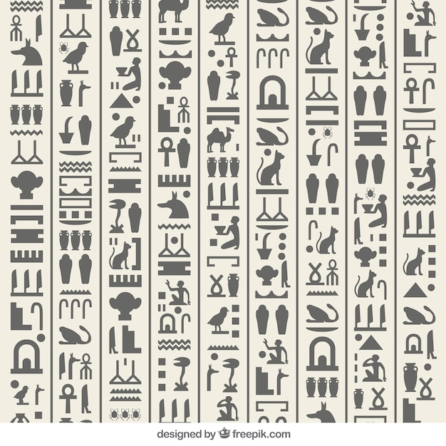 Vektor Ägyptische hieroglyphische