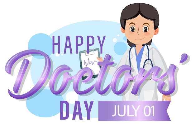 Ärztin am doktortag im juli-logo
