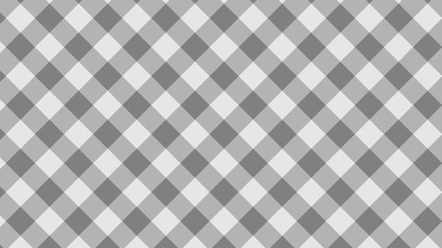 Ästhetische graue Diagonalkaro-Schachbrett-Hintergrundillustration perfekt für Hintergrundtapeten-Postkarten-Hintergrundbanner