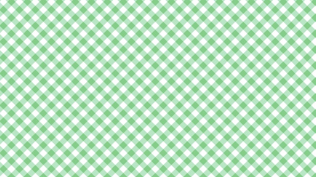 Ästhetische niedliche grüne Gingham-Check-Checker kariertes Schachbrett nahtlose Muster-Hintergrundillustration perfekt für Tapetenhintergrund-Postkarten-Hintergrundfahne